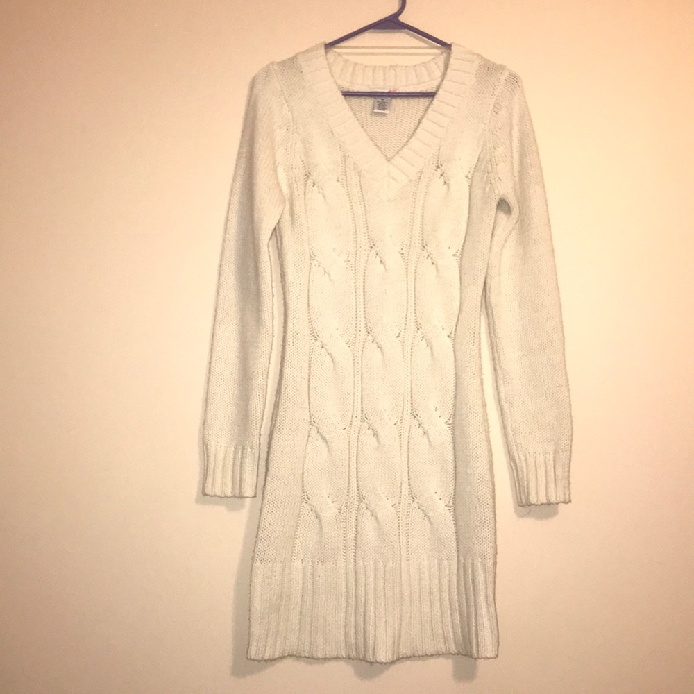 Long sleeve sweater dress